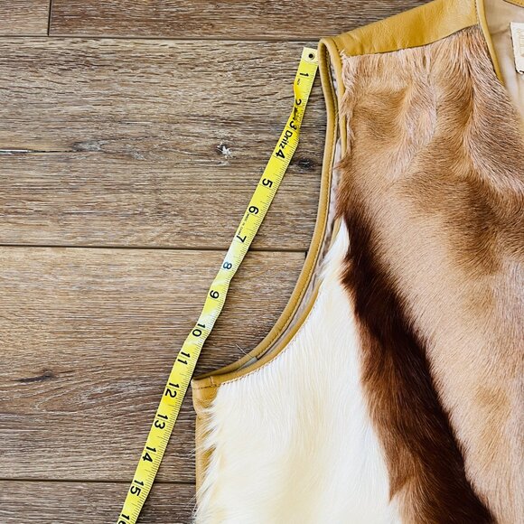 Vintage Bill Robinson cow hide vest size Large - Picture 16 of 17